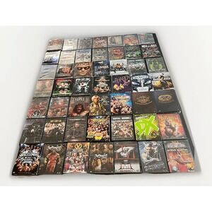 WWE WWF WCW Mixed Lot Wrestling DVDs Lot Of‎ 91 Wrestle Mania Cena Etc See Pics